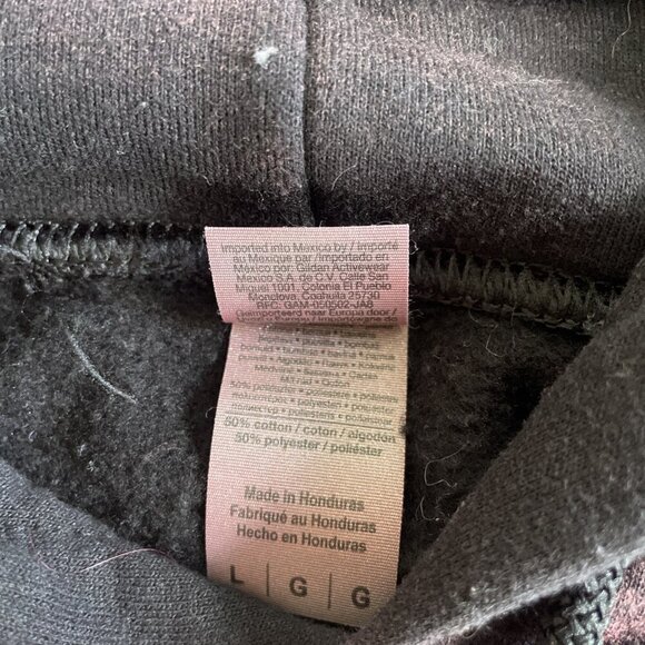 Vintage Green Day American Idiot Fan Made Hoodie Maroon Punk Rock - Size L (U8) - Picture 8 of 8